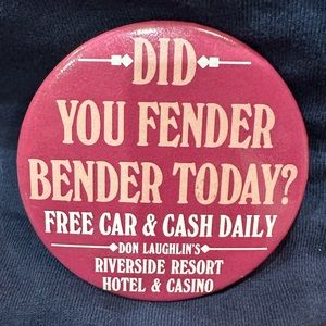 Vintage Don Laughlin’s Riverside Resort Hotel & Casino Button